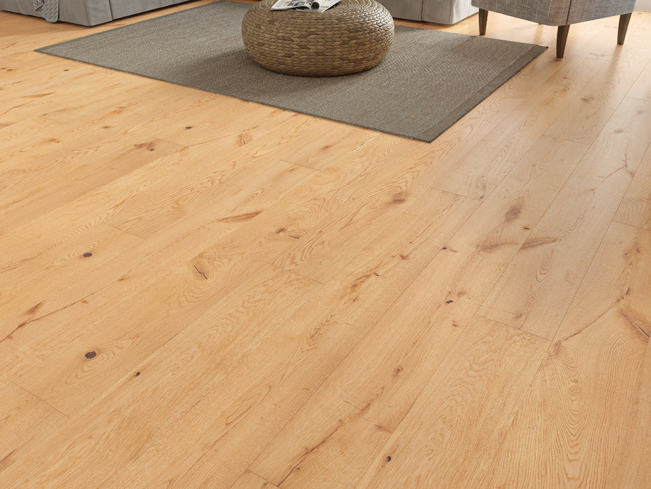 Majestic Series Eminence Oak Smooth Lacquered Engineered Wood Flooring