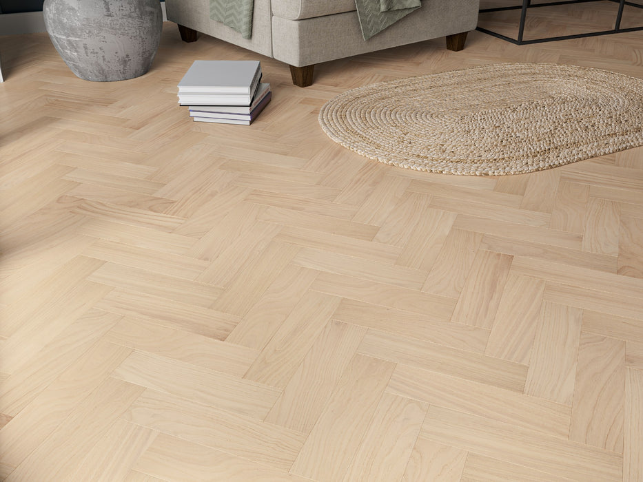 Prestige Herringbone Imperial Oak Smooth Oiled Engineered Wood Flooring