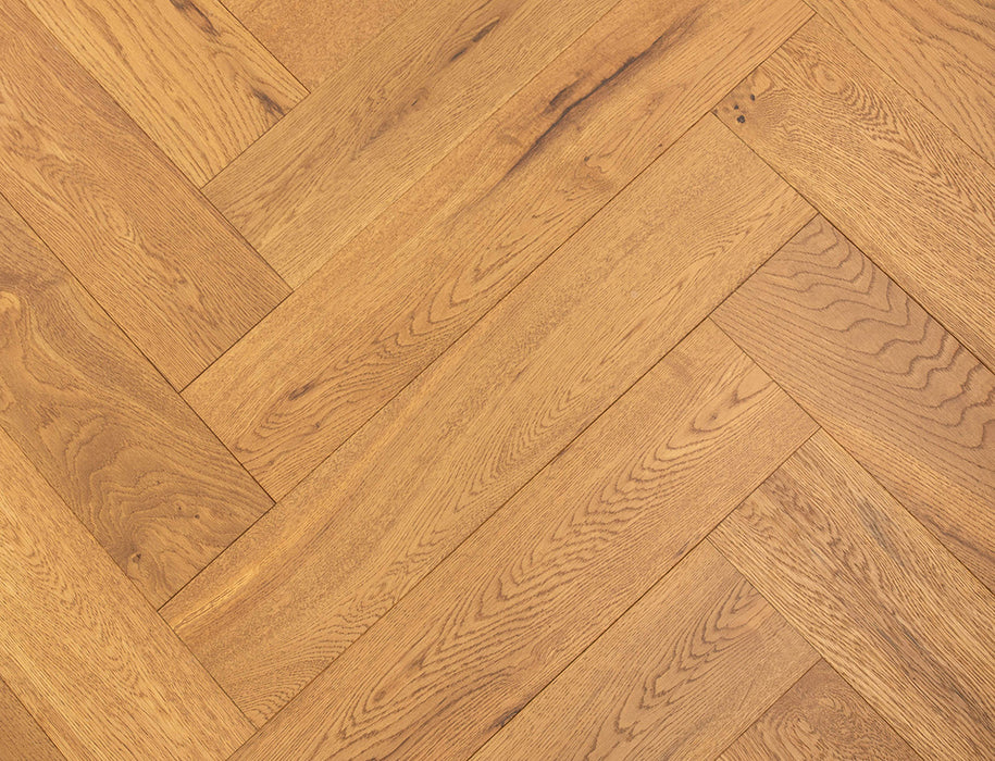 Prestige Herringbone Regalia Oak Brushed & Oiled Engineered Wood Flooring