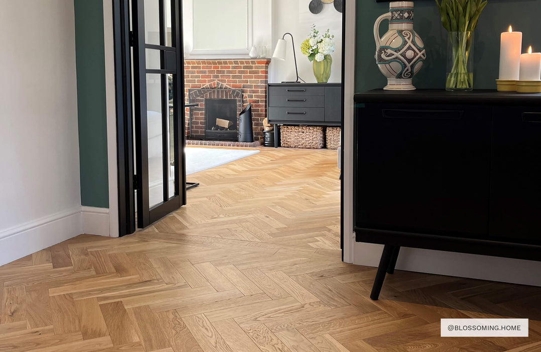 Prestige Herringbone Exquisite Oak Brushed & Oiled Engineered Wood Flooring