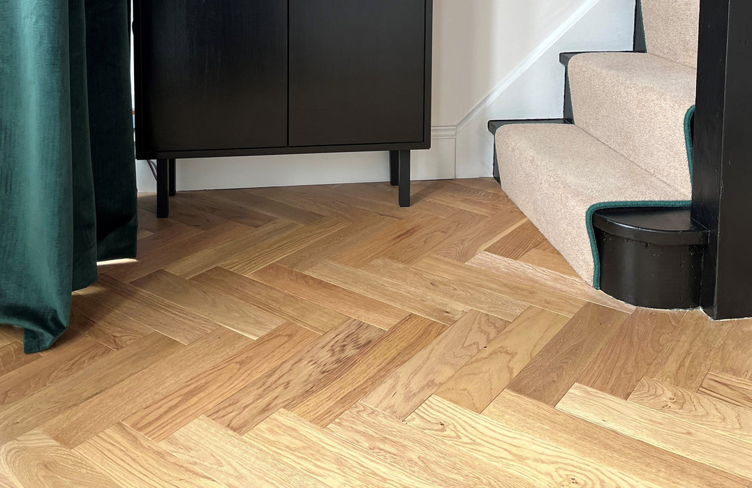 Prestige Herringbone Exquisite Oak Brushed & Oiled Engineered Wood Flooring
