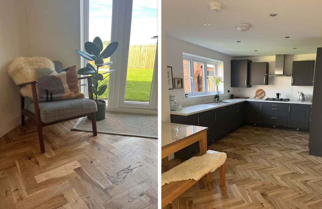 Prestige Herringbone Exquisite Oak Brushed & Oiled Engineered Wood Flooring