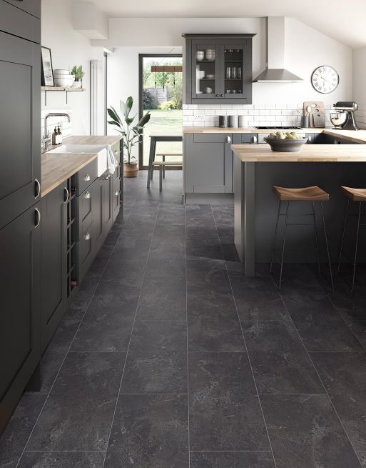 Verona Tile Black Slate