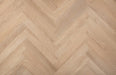 Natural Oak LVT herringbone flooring