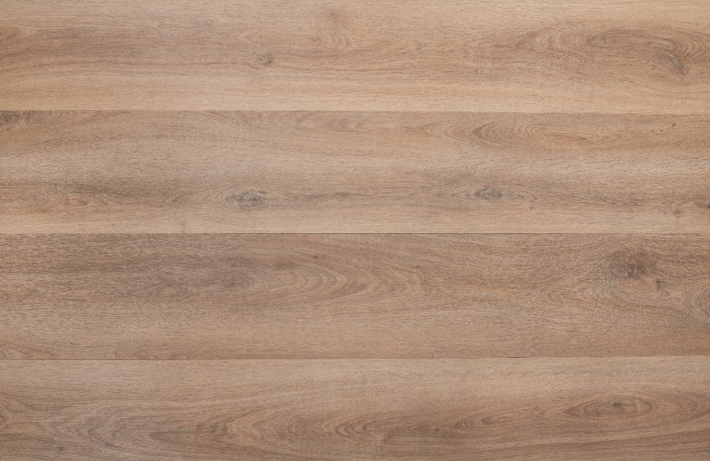 Brown Oak LVT straight plank flooring