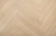Blonde Oak LVT herringbone flooring