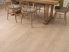 Soft Brown Oak LVT straight plank flooring room scene