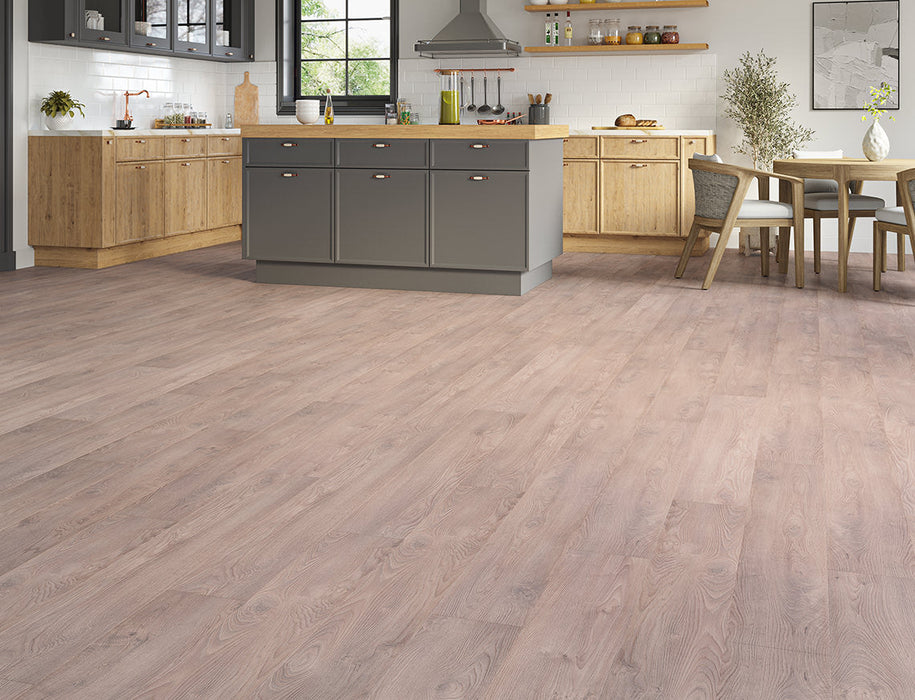 Laminate Flooring – Pale Natural Oak – AGT Effect Pamir – 191mm x 1380mm – 8mm