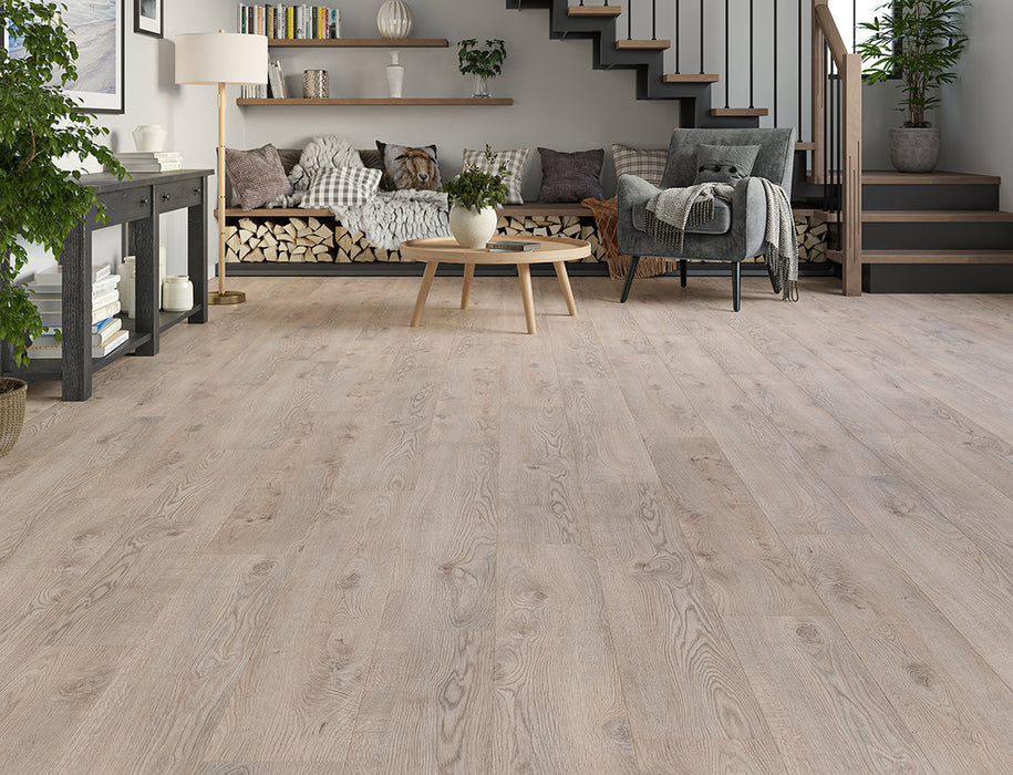 Laminate Flooring – Coffee Brown Oak – AGT Effect Premium Tibet – 191mm x 1380mm – 12mm