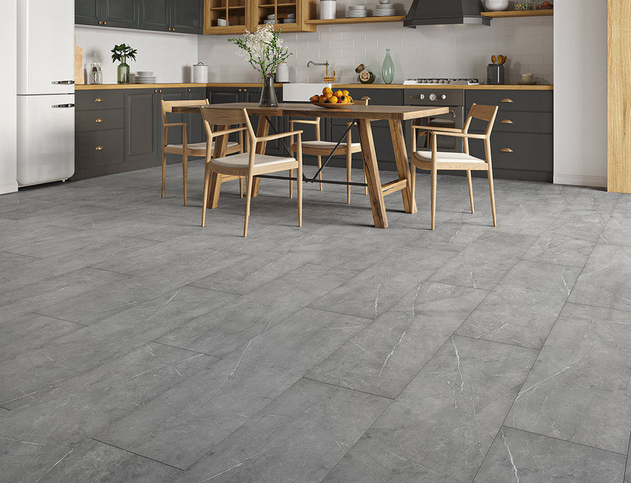 Laminate Tile Flooring – Dark Grey Stone – AGT Mood Marvel – 325mm x 1195mm – 10mm