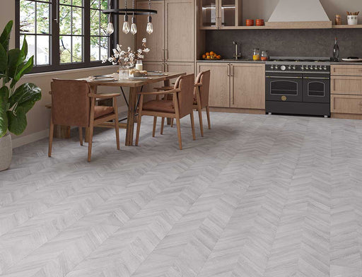 Laminate Chevron Flooring – Storm Grey – AGT Pruva Marsala – 327mm x 1200mm – 8mm