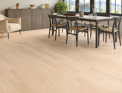 Natural Oak engineered oak plank flooring 125mm