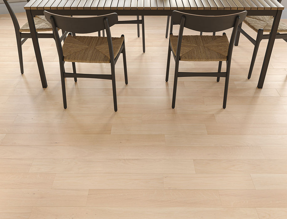 Natural Oak engineered oak plank flooring 125mm
