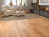Natural Oak engineered oak plank flooring 190mm
