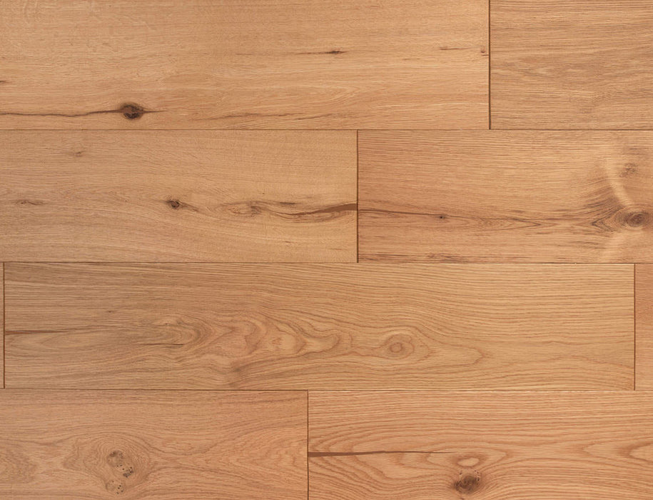Engineered Oak Flooring – Natural Oak – Smooth Lacquered – 190mm x 1900mm – 15/4mm