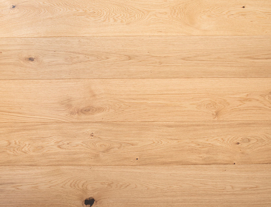 Engineered Oak Flooring – Natural Oak – Brushed & Lacquered – 190mm x 1900mm – 20/6mm