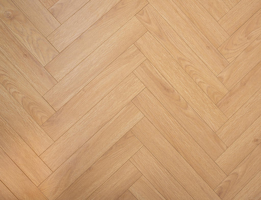 Laminate Herringbone Flooring – Golden Blonde – Oakleigh Buttermere – 100mm x 600mm – 8mm