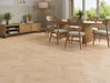 Natural Oak engineered oak herringbone flooring 90mm