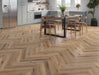 SPC Click Vinyl Herringbone Flooring – Grey Honey Oak – 128mm x 615mm – 5/0.5mm