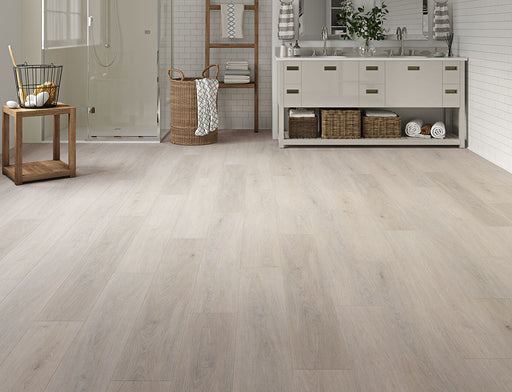 SPC Click Vinyl Flooring – Light Grey Oak – 180mm x 1220mm – 5/0.5mm