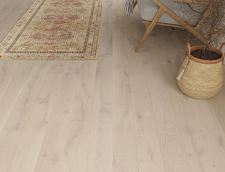 Whitewashed Oak engineered oak plank flooring 150mm