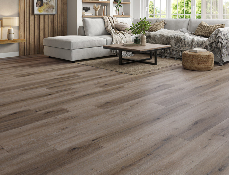 SPC Click Vinyl Flooring – Smoked White Oak – 180mm x 1220mm – 6.5/0.5mm