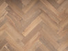 Engineered Oak Herringbone Flooring – Grey Oak – Smoked Brushed Oiled – 90mm x 400mm – 15/4mm