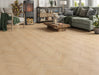 Light Oak engineered oak herringbone flooring 80mm x 350mm