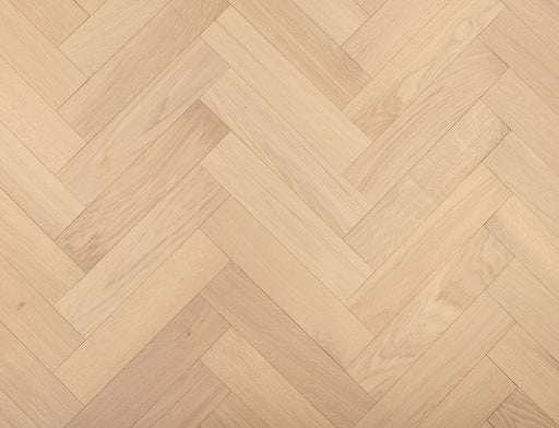 Engineered Oak Herringbone Flooring – Light Oak – Brushed Invisible Oiled – 80mm x 350mm – 20/6mm