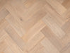 Engineered Oak Herringbone Flooring – Smoked White Oak – Grey Brushed Oiled – 90mm x 300mm – 14/3mm