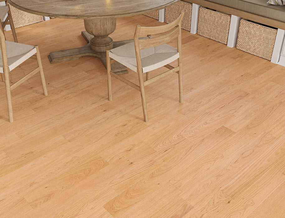 Natural Oak engineered oak plank flooring 125mm
