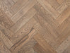 Engineered Oak Herringbone Flooring – Smoked Oak – Brushed & Oiled – 90mm x 400mm – 15/4mm