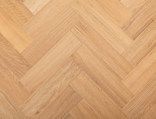 Engineered Oak Herringbone Flooring – Natural Oak – Brushed & Lacquered – 80mm x 300mm – 10/3mm