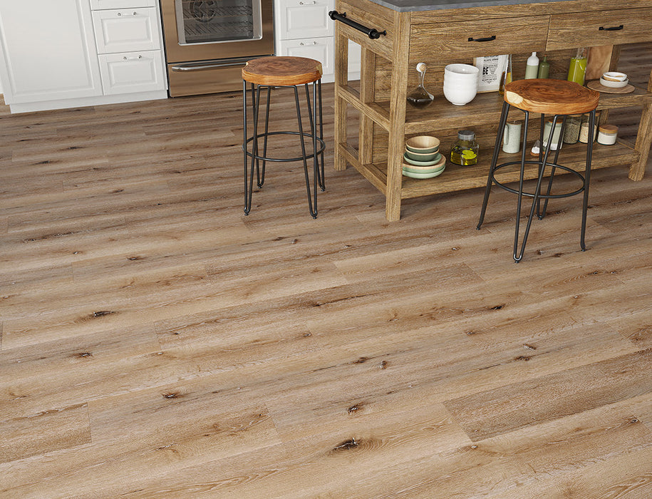 SPC Click Vinyl Flooring – Grey Honey Oak – 180mm x 1220mm – 5/0.5mm