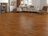 Golden Oak engineered oak plank flooring 125mm