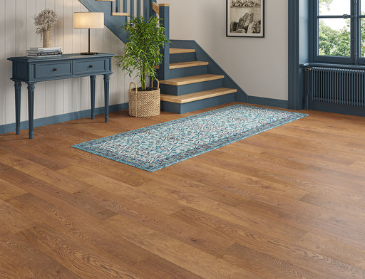 Golden Oak engineered oak plank flooring 180mm