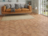 Smoked Oak engineered oak herringbone flooring 70mm