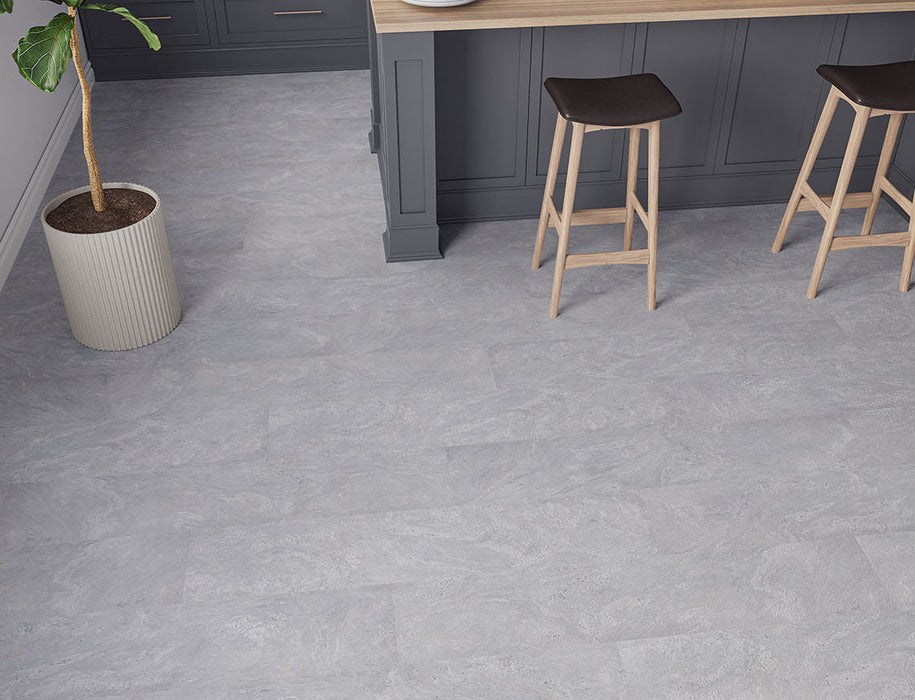 Laminate Tile Flooring – Grey Granite – VarioClic Vento – 244mm x 1204mm – 8mm