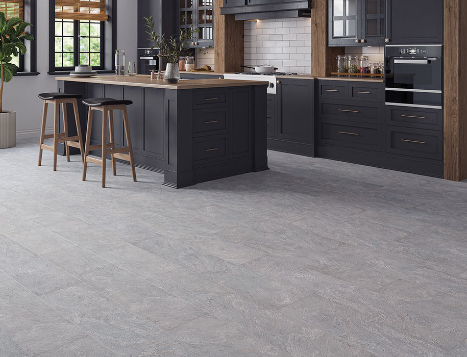 Laminate Tile Flooring – Grey Granite – VarioClic Vento – 244mm x 1204mm – 8mm