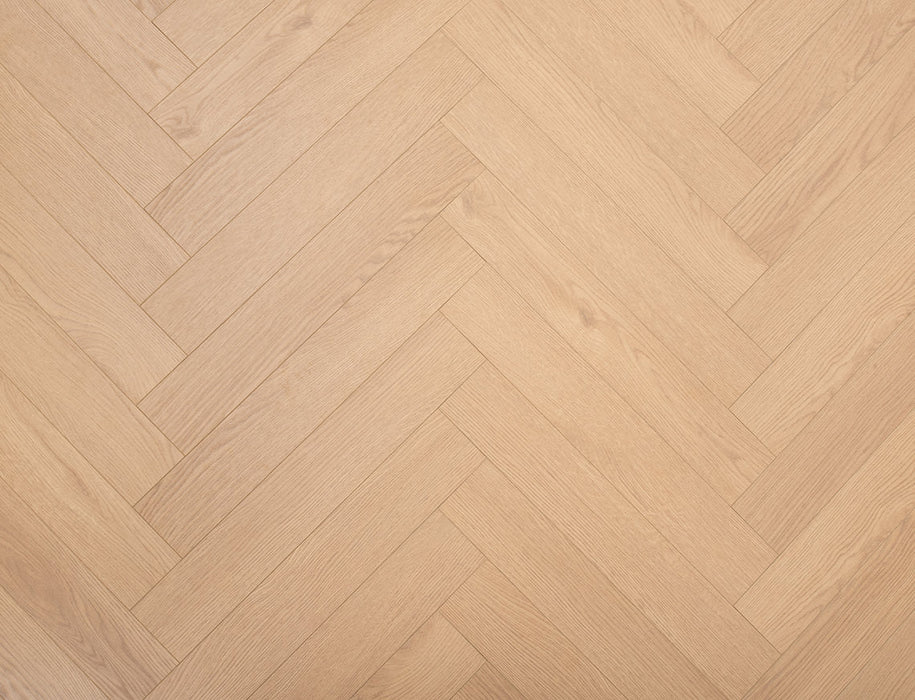 Laminate Herringbone Flooring – Soft Brown – Oakleigh Deluxe Ripley – 100mm x 600mm – 12mm
