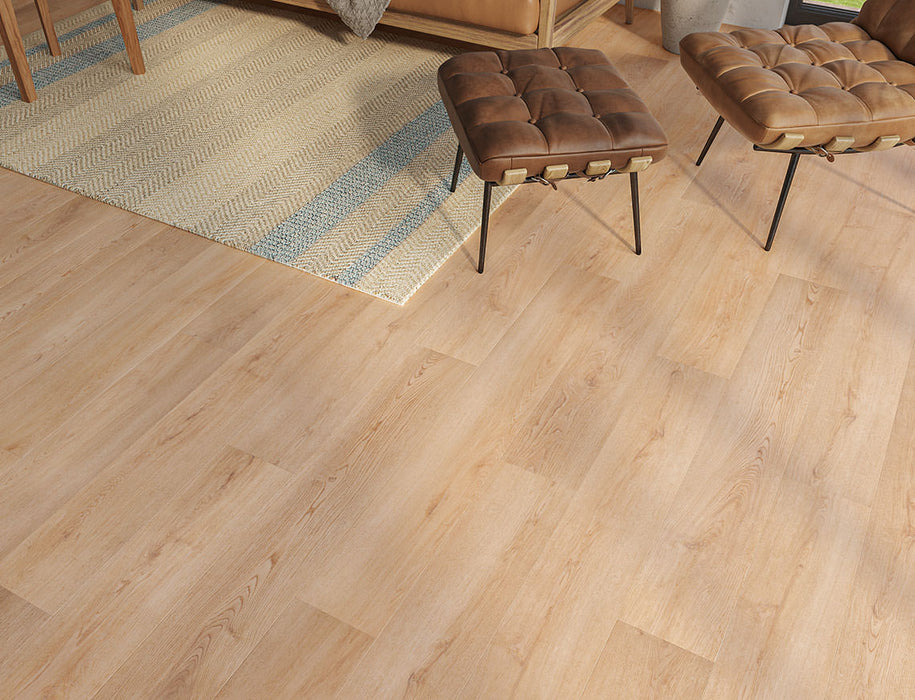 SPC Click Vinyl Flooring – Brown Oak – 180mm x 1220mm – 5/0.5mm
