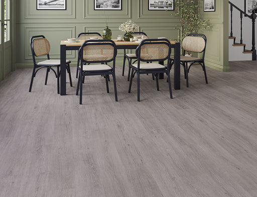 SPC Click Vinyl Flooring – Grey Oak – 180mm x 1220mm – 5/0.5mm
