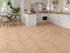 SPC Click Vinyl Herringbone Flooring – Grey Honey Oak – 128mm x 615mm – 5/0.5mm