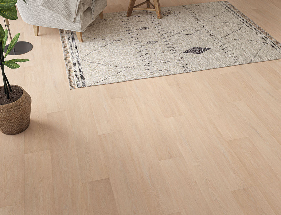 SPC Click Vinyl Flooring – Light Blonde Oak – 180mm x 1220mm – 6.5/0.5mm