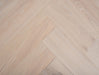 SPC Click Vinyl Herringbone Flooring – Whitewashed Brushed Oak – 127mm x 635mm – 8/0.17mm