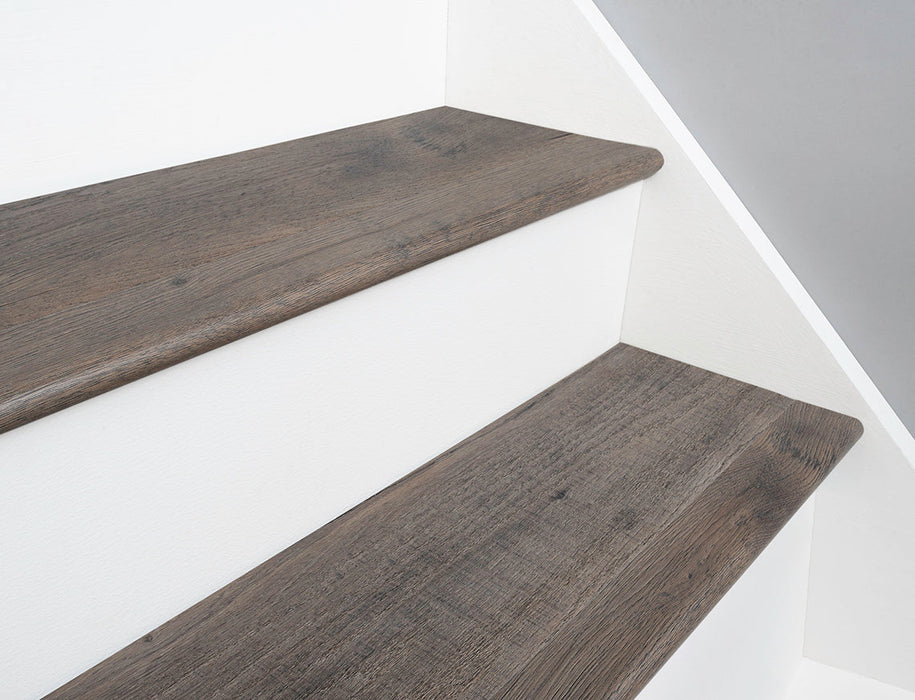 Mocha Oak SPC Vinyl Stair Nosing