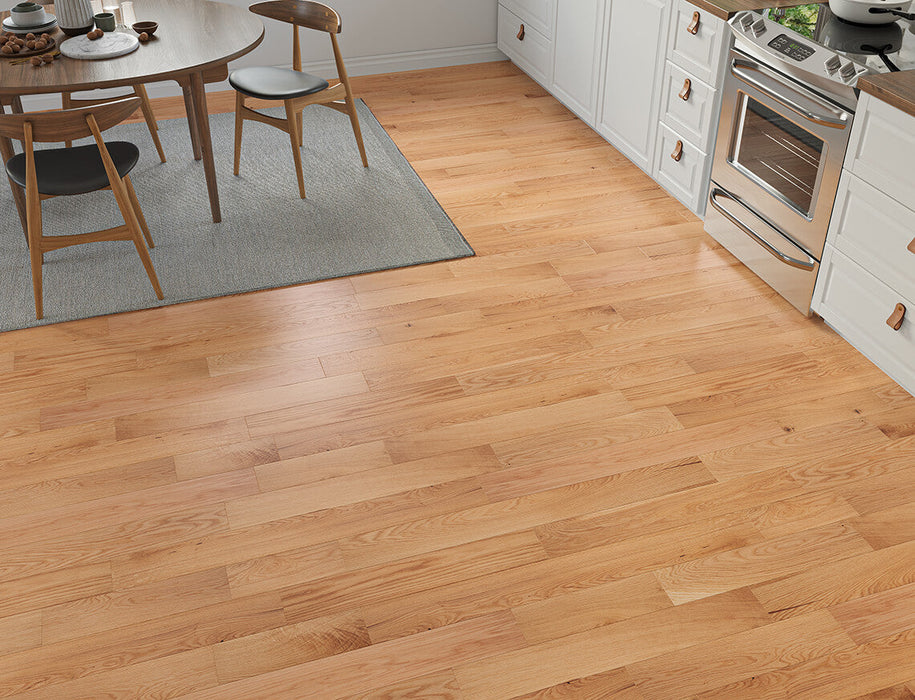 Natural Oak engineered oak plank flooring 125mm