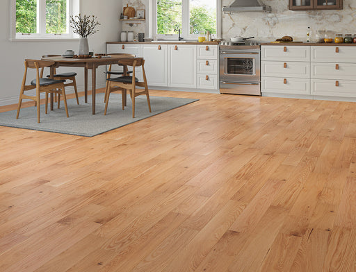 Natural Oak engineered oak plank flooring 125mm