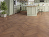 Laminate Herringbone Flooring – Dark Chocolate – Oakleigh Deluxe Romsey – 100mm x 600mm – 12mm