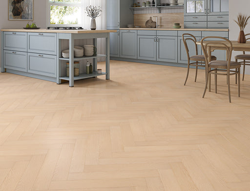 Laminate Herringbone Flooring – Natural Honey – Oakleigh Kingham – 100mm x 600mm – 8mm